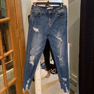 KANCAN skinny/ripped jeans Never worn sz 7